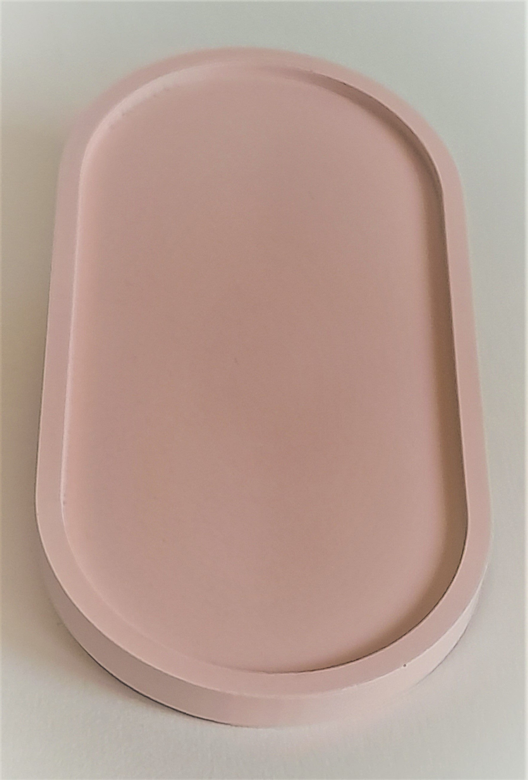 Jesmonite - Beautiful Handmade Pale Pink Trinket Tray